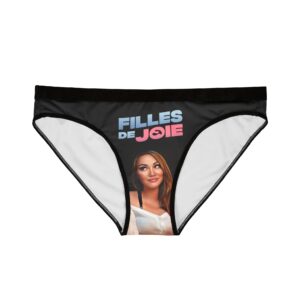 Bobettes pour femme - face de Sonia et logo sur ta noune