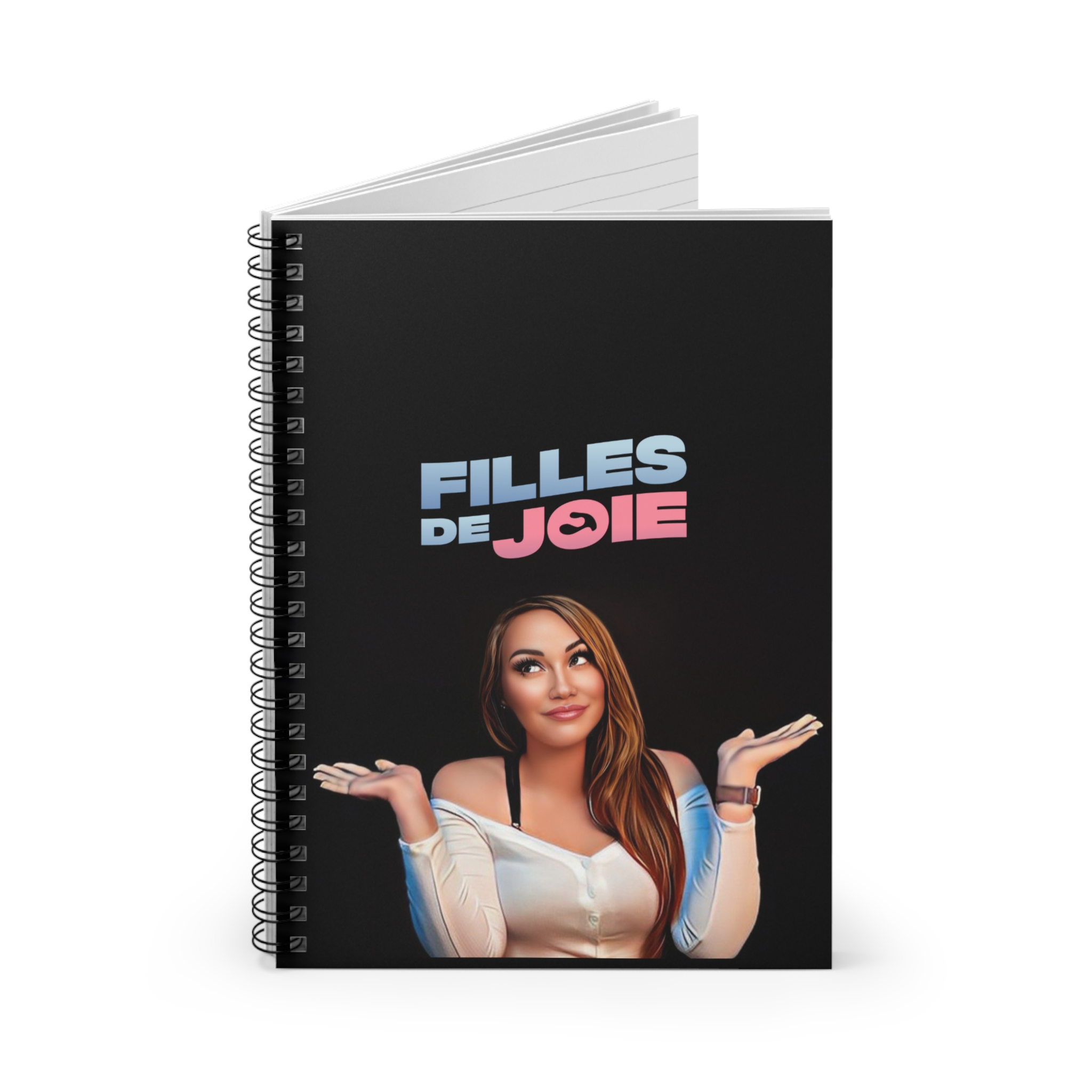 Cahier spirale avec la face de Sonia – Image 2